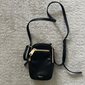 BRAND NEW TUMI phone purse - leather